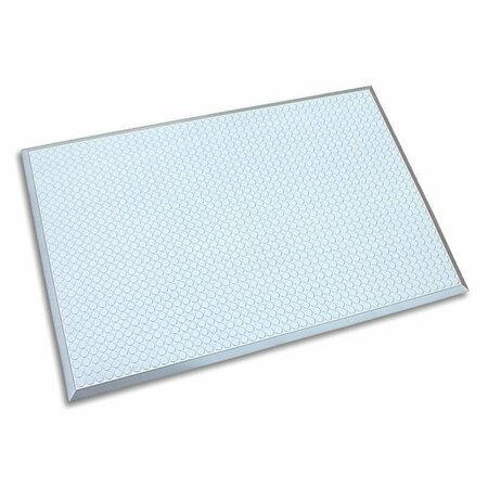 ERGOMAT Ergomat Infinity Deluxe Silver ESD 4ft x 12ft Anti-Fatigue Floor Mat IND0412-S-ESD